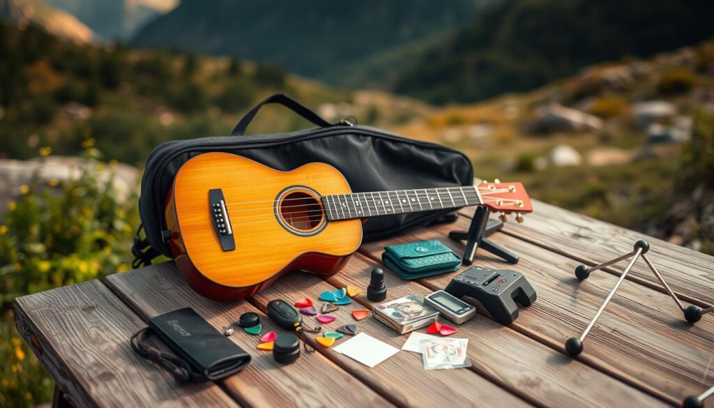 travel guitar accessories