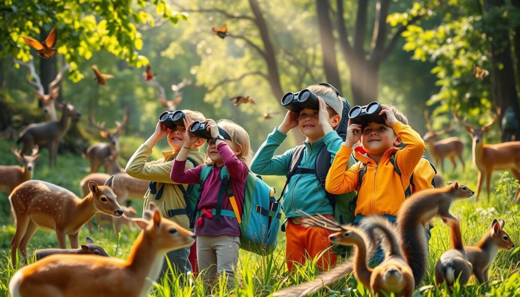 wildlife watching for kids